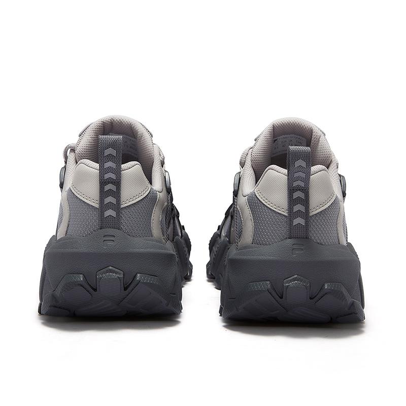 Fila Fusion Exocet Горные ботинки Модные Универсальные Удобные Износостойкие Низкие Повседневные кроссовки Мужские кроссовки Серый T12M511510FAD