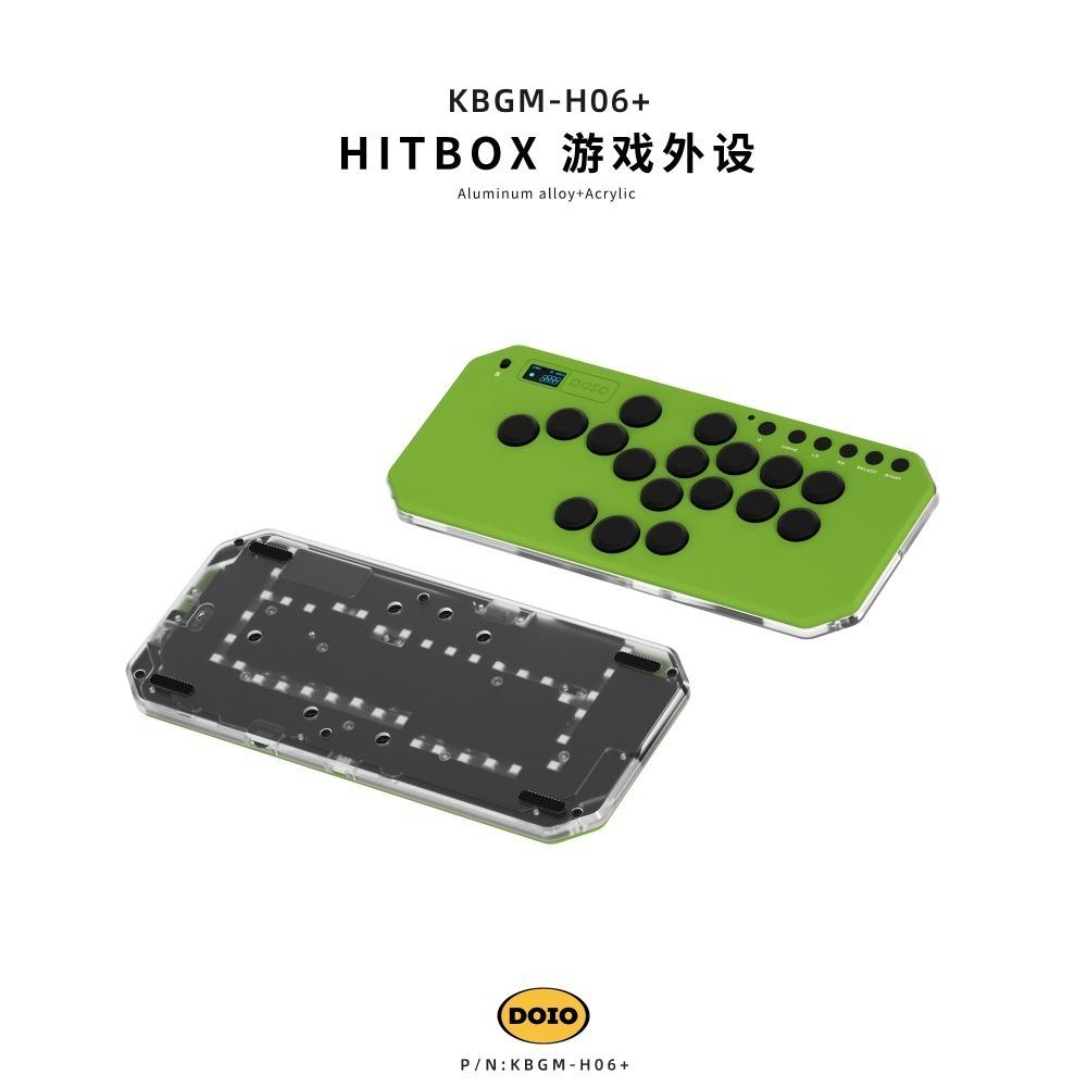 DOIO KBGM-H06+ Механическая клавиатура Проводная HITBOX Портативная для Street Fighter Игровая клавиатура Эргономика Игровые аксессуары Подарки