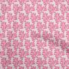oneOone Cotton Flex Dark Peach Fabric Asian Block Diy Clothing Quilting Fabric Print Fabric By Yard 40 Inch