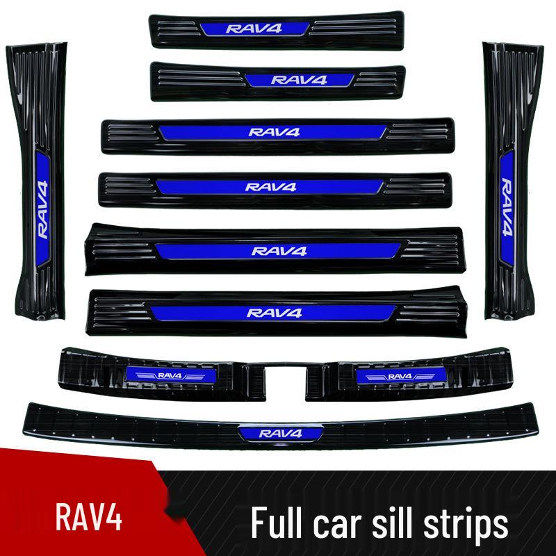 Накладка на порог из нержавеющей стали для Toyota RAV4 2024