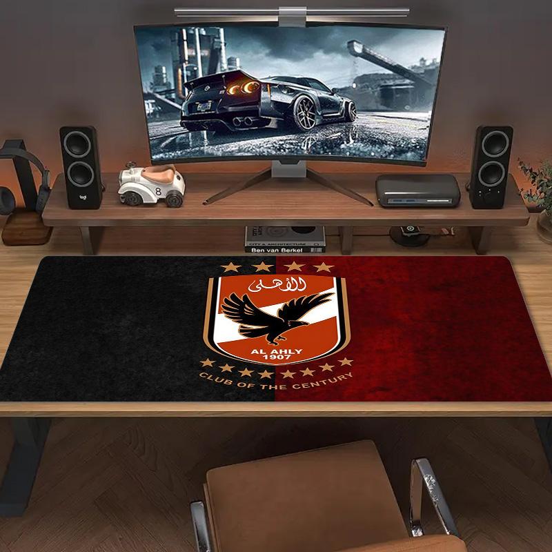 Al Ahly Sporting Club Print Cushion Non-slip Laptop Tablet Big Mousepad XXL Mat Mini PC Playmat With Lock edge