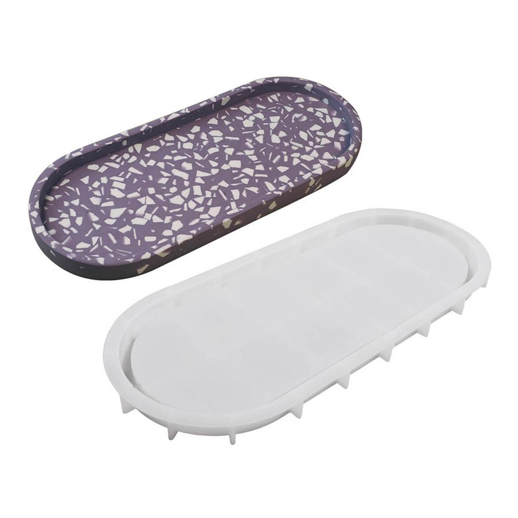 Форма для хранения эллиптических дисков, форма для рукоделия, формы из кристально чистой эпоксидной смолы, силиконовая форма для гипса и цемента, форма для подставки, форма для подложки, рукоделие