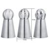 1/3pcs Dessert Decorators Stainless Steel Butter Cream Flower Cake Decorating Cake Icing Nozzles