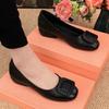 Women Flats Shoes 2024 Casual Solid Color Slip On Lady Square Heel High Quality Comfort Party Wedding Office Shoes Zapatos Mujer
