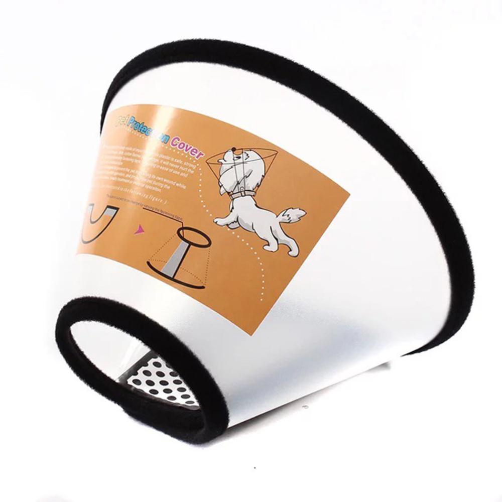 Anti-Lick Pet Protective Cover Adjustable Recovery Cone Collar Soft Beauty Cover  Post-Surgery