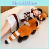 Plush Raccoon Cartoon Toys Children Dolls Gifts Bedroom Ornaments Home Decor