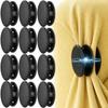 Plastic Magnetic Curtain Clips Removable Curtain Fixing Clips  For Window Treatments