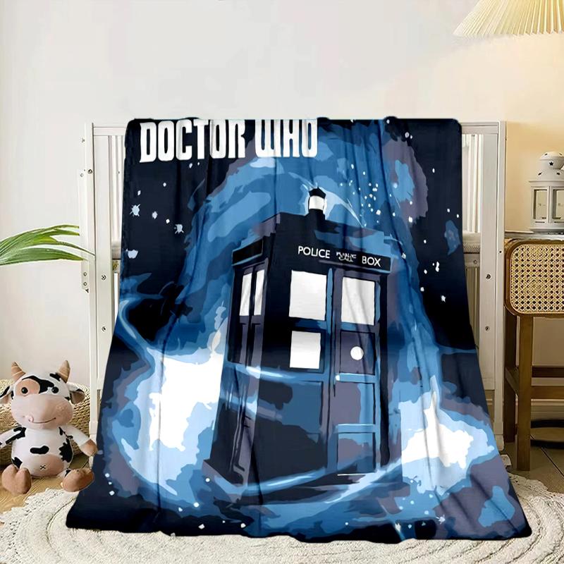 telephone booth Blanket Flannel Blanket for bed, sofa, Camping, Hiking, Picnic Essentials, gift for family Fan gifts