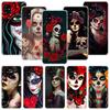 Чехол для телефона Catrina Beautiful Rose Girl Skull для Samsung Galaxy A52 A32 A22 A12 A02S A50S A30S A51 A31 AA71 Note 20 Ultra 10 S10