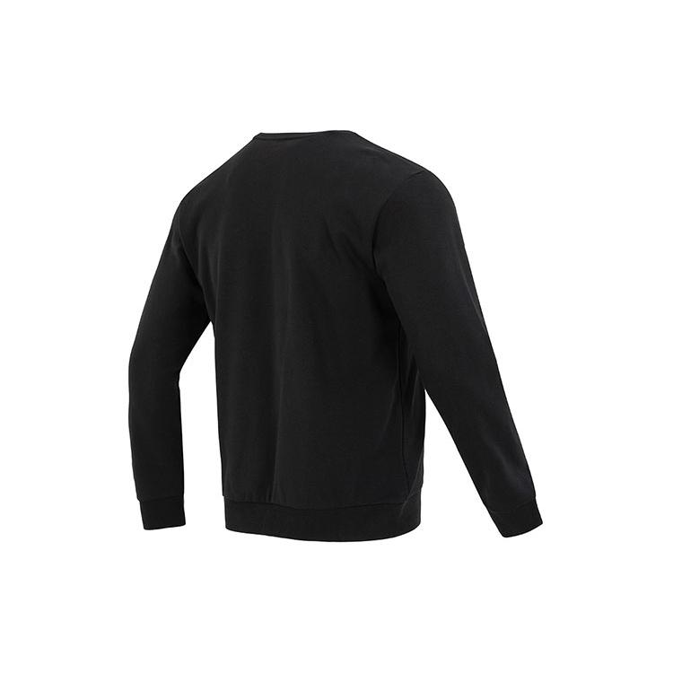 Adidas Sweatshirts Men's Black Crew Neck Moderate Regular HZ3023