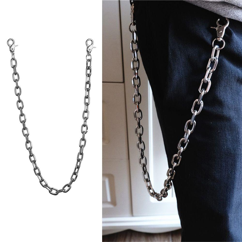 Big Ring Key Chains Clip Rock Punk Wallet Chain Belt Biker Link Hip Hop Jewelry Pants KeyChain