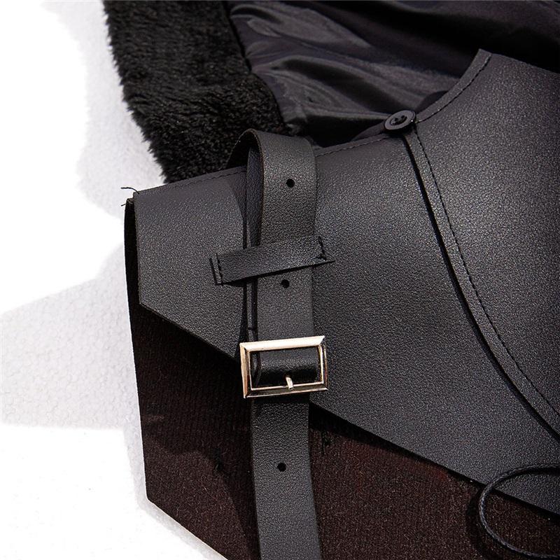 Средневековый плащ Хэллоуин Кос Плащ Сценическое представление Вечеринка Дьявол Одевание Вампир Плащ