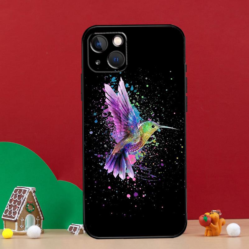 Чехол Колибри для iPhone 15 12 14 Pro Max 11 13 Mini Plus XR X XS Max Задняя крышка телефона