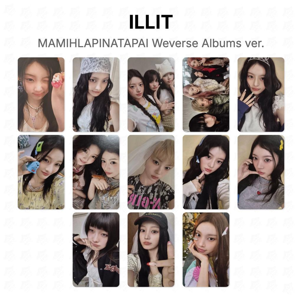 ILLIT MAMIHLAPINATAPAI Weverse Albums версия. Официальная фотокарта