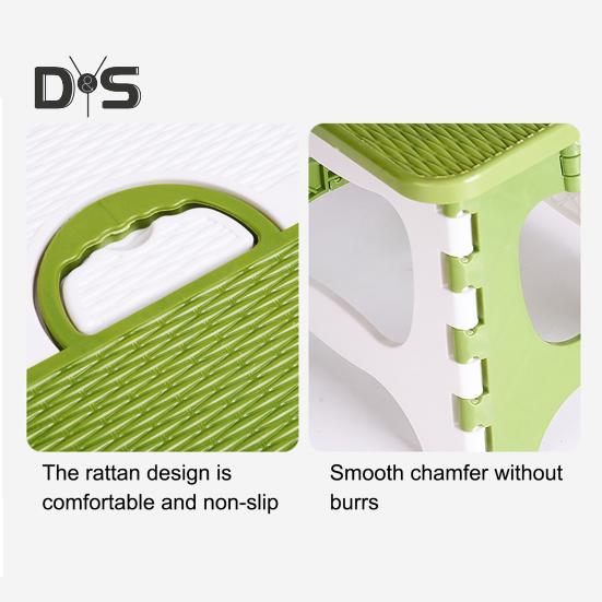 Пластиковый складной табурет с ручкой, портативный, легкий, прочный, для кемпинга, охоты, пикника, рыбалки, мини-складной стул-стремянка