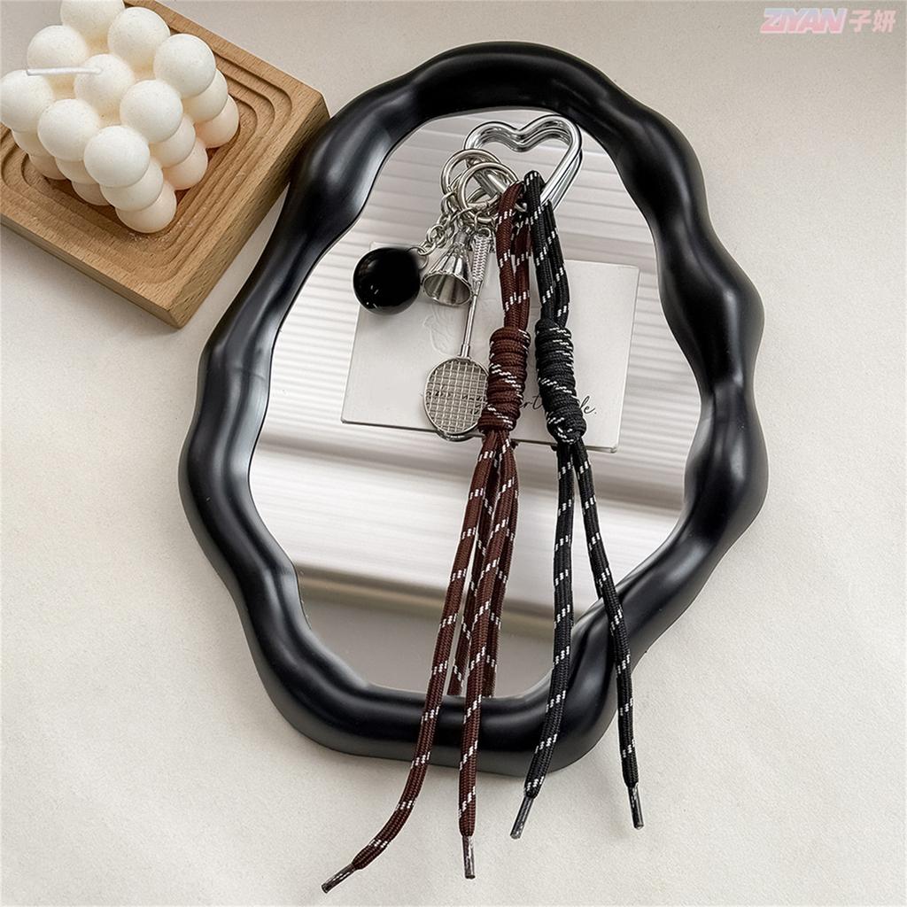 Рюкзак-шарм в корейском стиле с дизайном бадминтона для спортсменов и студентов, практичный брелок из сплава, модный кулон для сумки