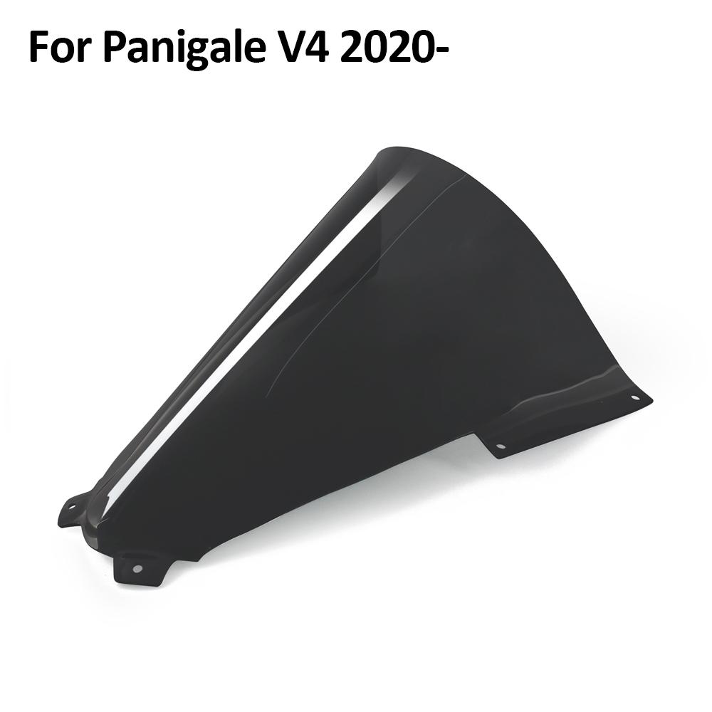 Motorcycle Windshield For Ducati Panigale V4 V4S 2020-2024 Windscreen Heighten Windshield Enlarge Wind Spoiler Cover Fairing