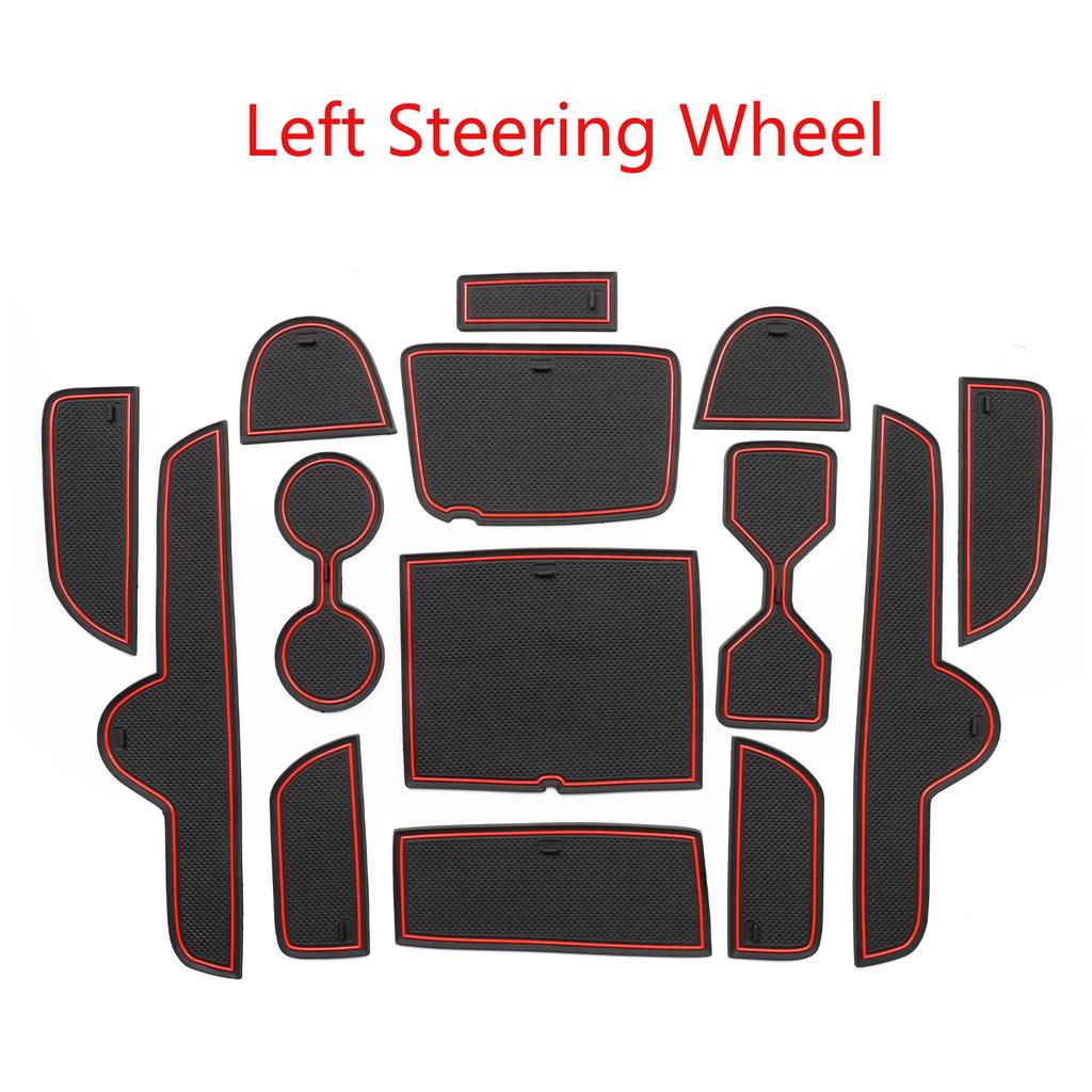 Для Kia K3 FORTE Cerato 2021-2023 GT Автомобиль Слот для ворот Коврик для чашки Противоскользящая накладка в паз двери Аксессуары для интерьера