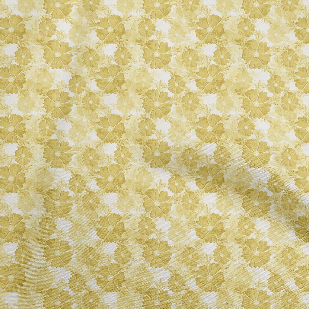 oneOone Cotton Flex Dark Rose Brown Fabric Floral Fabric For Sewing Printed Craft Fabric By The Yard 40 Inch