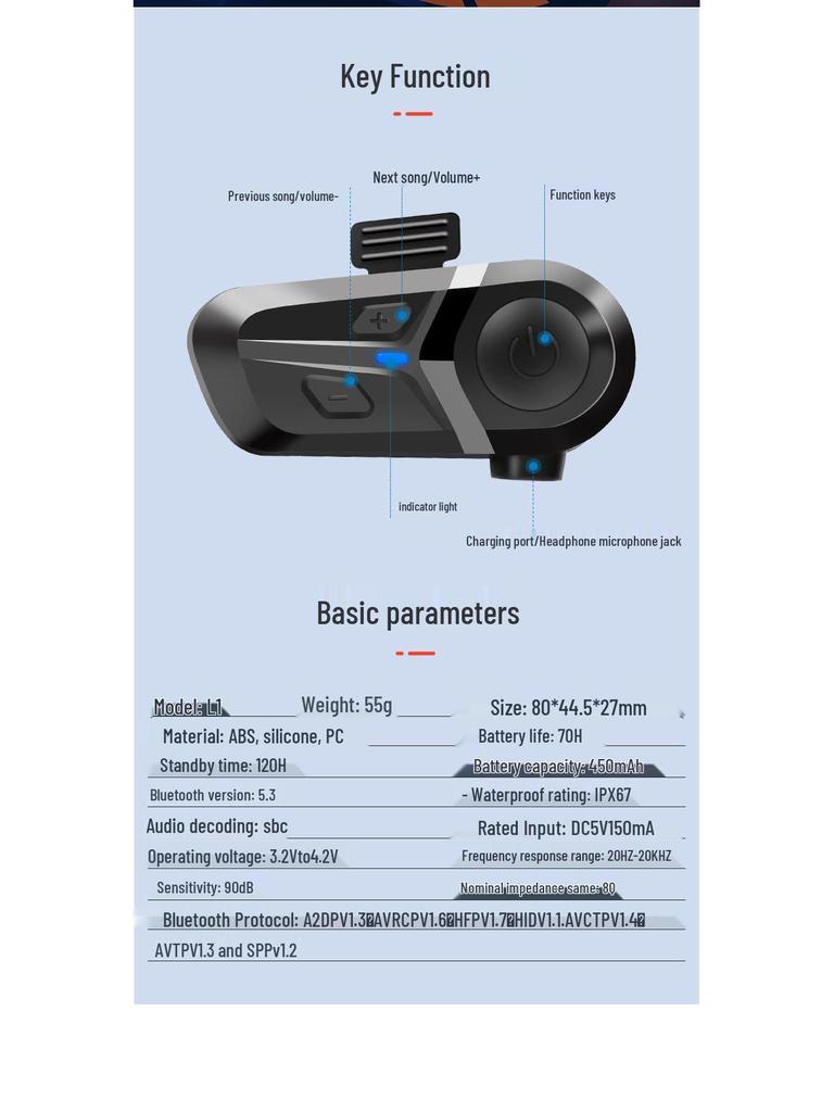 Bluetooth Full Face Flip-Up Motorcycle Helmet with Custom Logo and Packaging