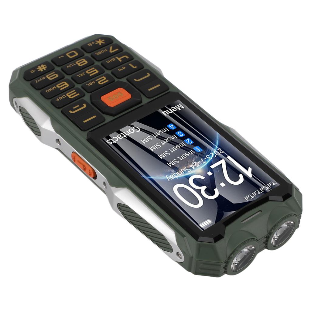 Мобильный телефон для пожилых людей, четыре карты, четыре режима ожидания, большая кнопка, громкий звук, сотовый телефон с экраном 4,0 дюйма