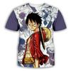 Anime One Piece Luffy Fashion Kids Boy Girl Children T Shirt 3D Casual Summer Men Women Cartoon Funny T-Shirt Tops Tees