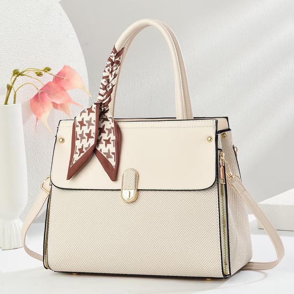 Новая сумка Macaron высокого уровня внешнего вида, тисненая сумка на плечо в стиле пэчворк, соответствующая тренду на сумки через плечо большой емкости