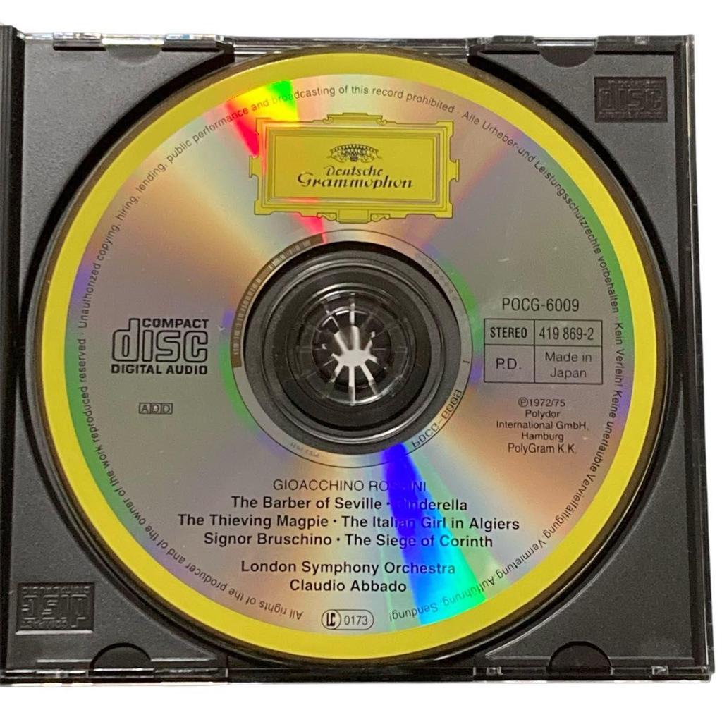 Used Abbado London Symphony Orchestra / Rossini Overtures