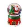 Christmas Music Box Musical Christmas Decoration Resin Crafts for Students Children 2022 Bear Train