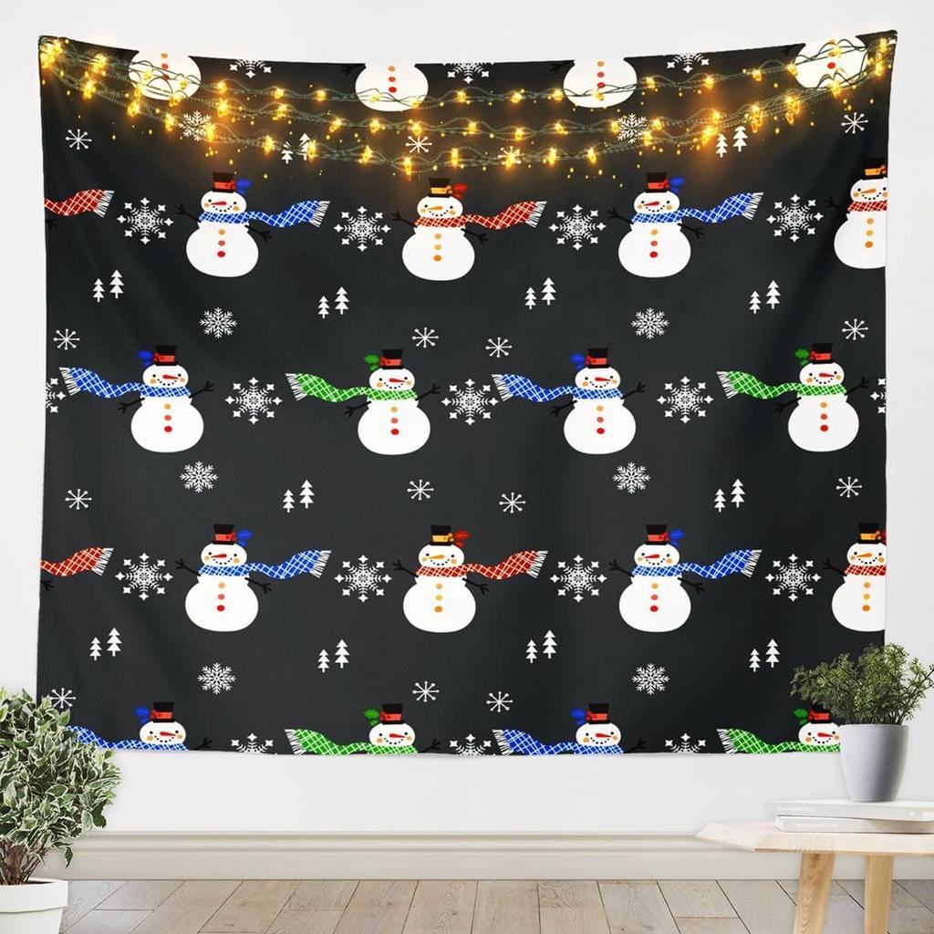 Рождественский Санта Клаус Настенный гобелен Рождественское настенное украшение Елка Настенное украшение Великолепная рождественская елка Камин Подарки