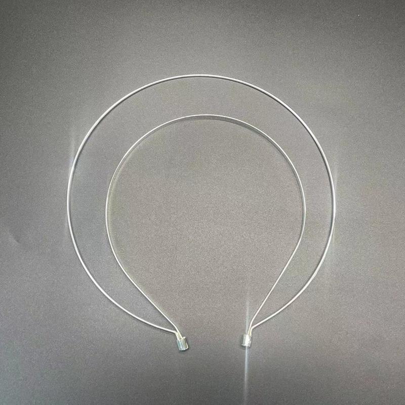 Персонализированные аксессуары для волос Креативный двухслойный сплавной ободок Мода Вечеринка День рождения Преувеличенный Простой ободок Заколка для волос