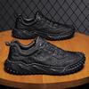 Men's Genuine Leather Shoes Spring and Autumn New Style Sports Running Shoes