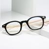 90 Круглая оправа для очков с защитой от синего света, квадратная оправа, плоское зеркало, литературная и ретро-рамка, полная оправа