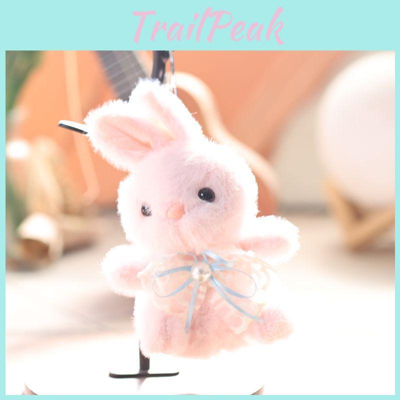 Plush Bunny Keychain With Soft Short Pile Plush For Kids And Adults