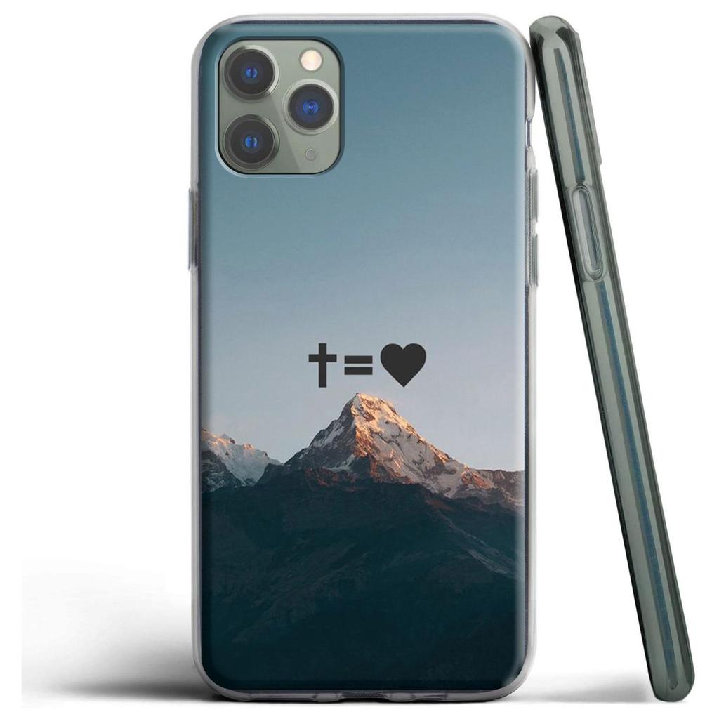 Силиконовый чехол с библейским Иисусом Христом и христианским крестом для Apple iPhone 12 Mini 11 Pro SE XS X XR Max 8 7 6S 6 Plus 5S