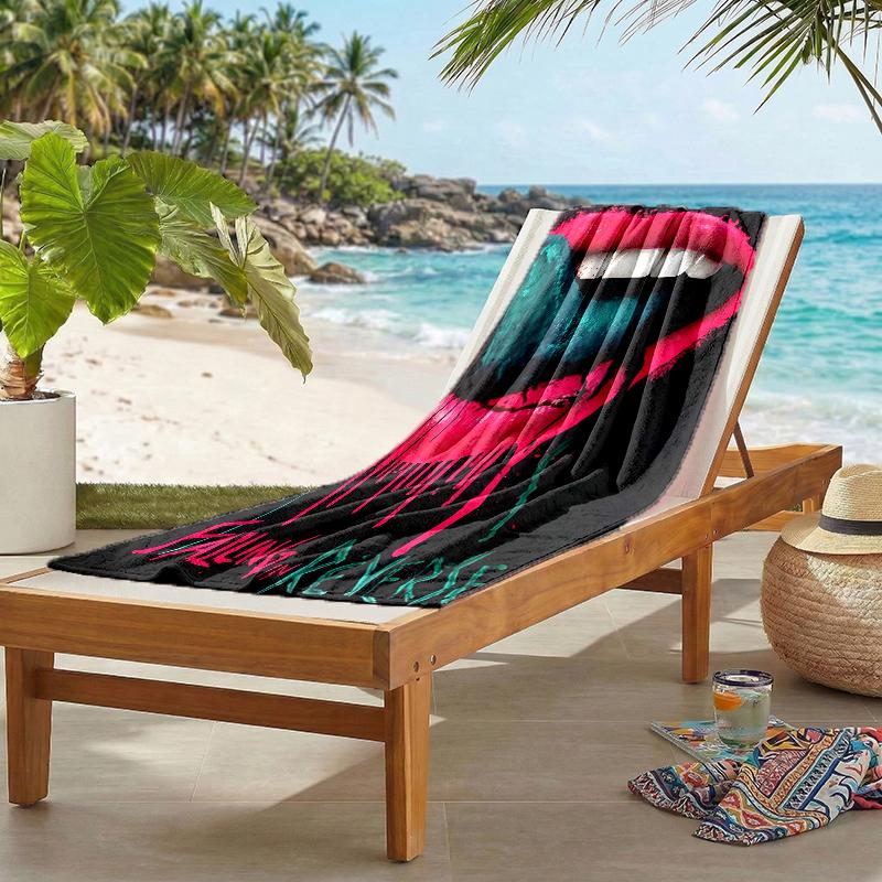 Reverse Fashion Beach Towel: Ideal for Summer Adventures Soft, absorbent and quick drying suitable for swimming and bathing