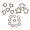 DIY Round / Heart Star Wreath Wooden Craft