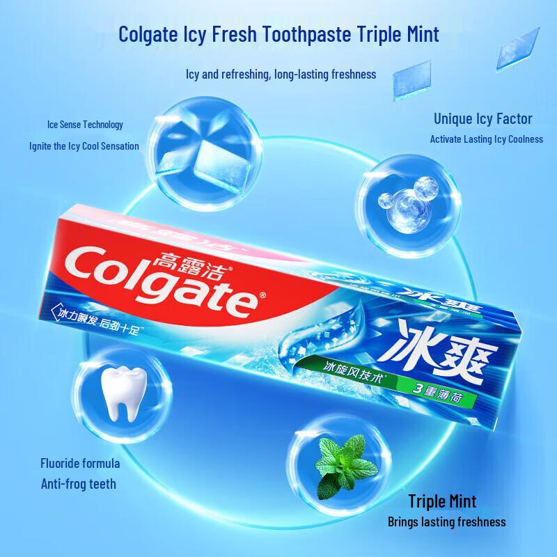 Colgate Зубная паста Ice Fresh Тройная мята