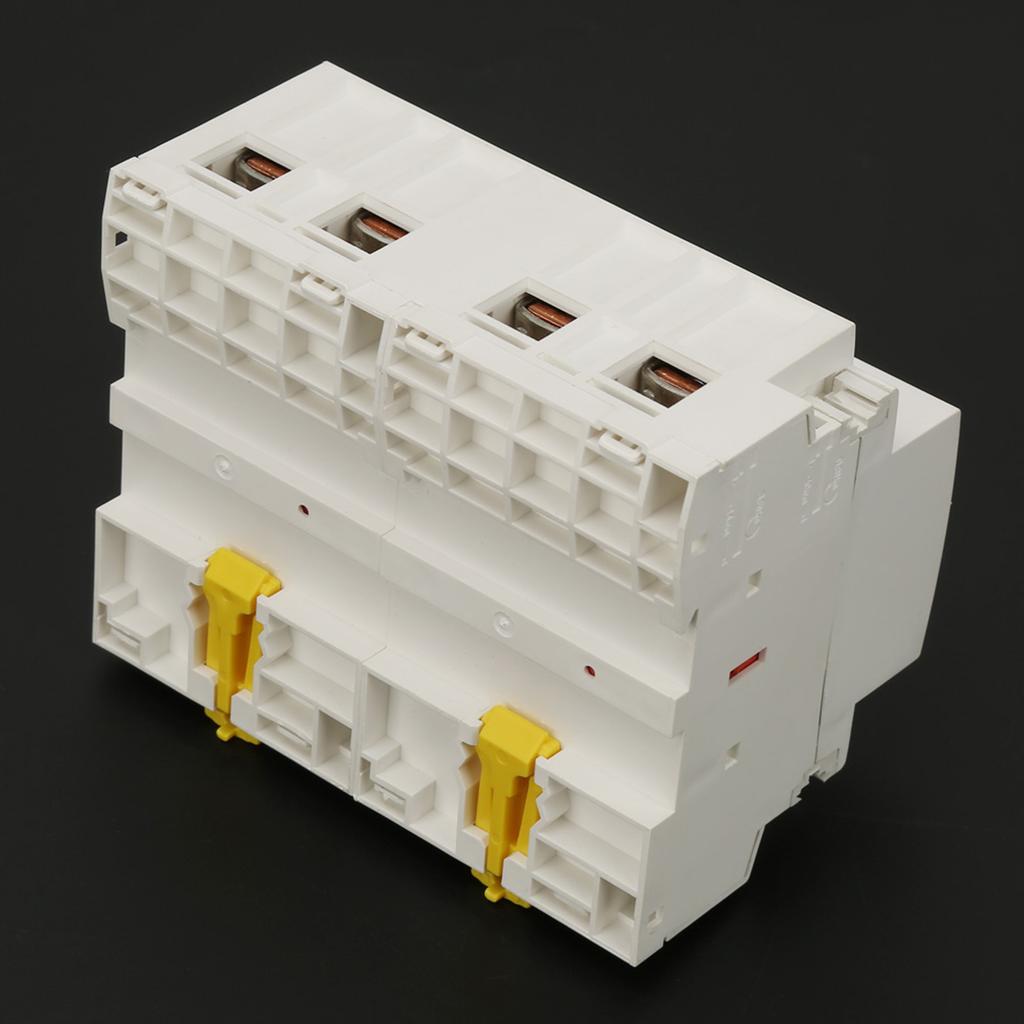 4P 4NC 100A 50 60HZ Household DIN Rail AC Contactor Low Power Consumption (AC230V)