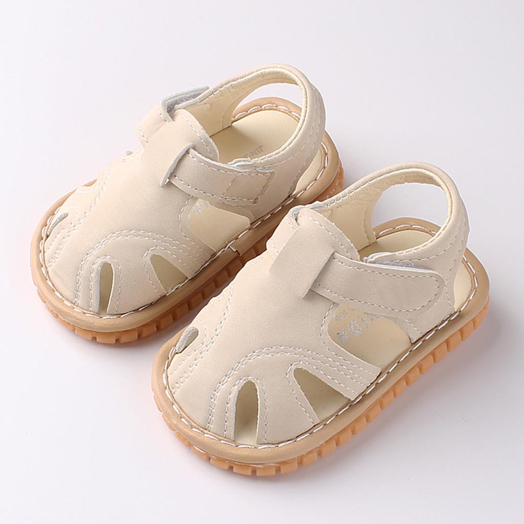 Newborn Baby Girls Boys Roman Shoes Sandals First Walkers Soft Sole Shoes
