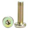 Iron-Plated Zinc Flat Round Head Hex Socket Bolt for Furniture (M6/M8)