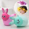 Чашка для шампуня для душа для новорожденных, чашка для душа с мультяшным кроликом, чашка для душа с изображением кролика, ложка для воды для душа, чашка для ванны, чашка для полива