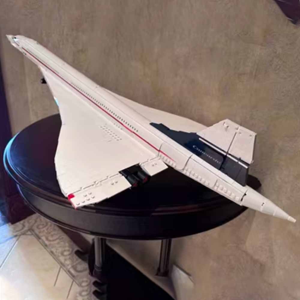 10318 Конструкторы Concorde Airbus, техническая модель самолета 105 см, кирпичи, развивающие игрушки для детей, рождественские подарки