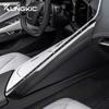 Наклейка из настоящего твердого углеродного волокна для Chevrolet Corvette C8 2020 2025 2025 2025 2025, аксессуары для интерьера, боковая часть центральной консоли автомобиля