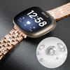 Для Fitbit Versa 4/Sense 2 Ремешок из цинкового сплава с украшением стразами, сменный ремешок для смарт-часов