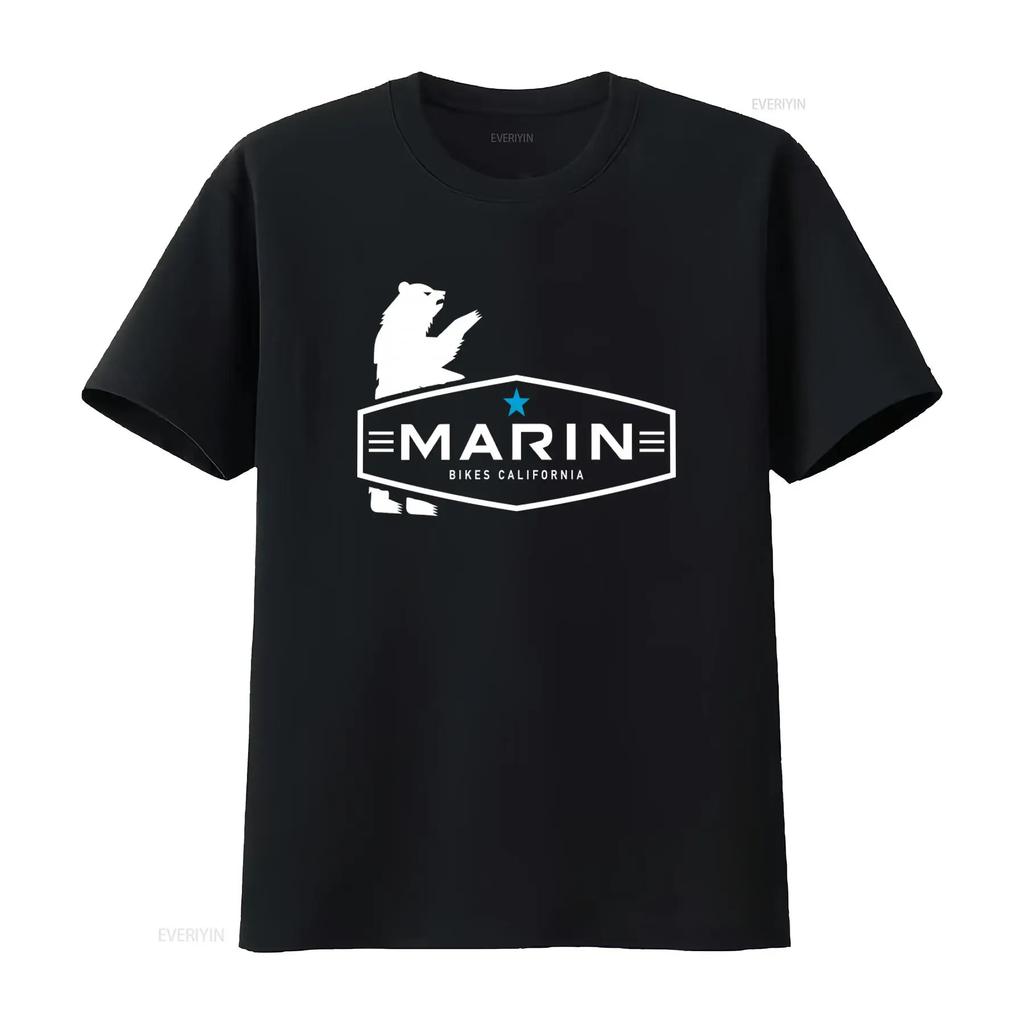 Marin Bikes California T Shirt for Cool vintage Washed Stretched Comfortable fashion Breathable graphic designer clothes