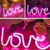 Silicone Led Neon Sign LOVE Creative Confession Modeling Lamp LED Decorative Night Light