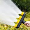 Yellow Four-Head Drip Irrigation Sprinkler Head Garden Watering Device Efficient Agricultural Supply Spray Nozzle for Plants