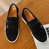 Мода Модный бренд Мужские удобные замшевые повседневные кожаные туфли с острым носком для весны Новые мужские дышащие нескользящие лоферы на мягкой подошве
