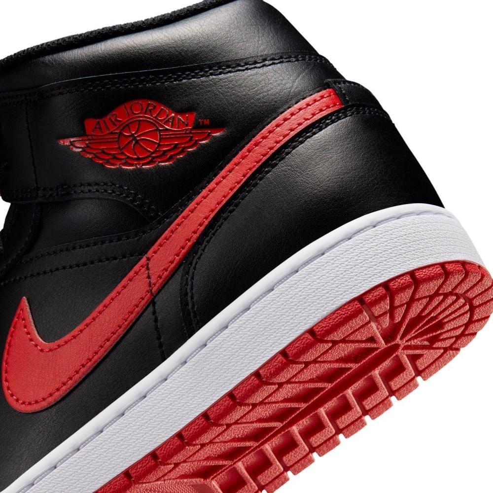 Nike Air Jordan 1 Mid Sneakers 005black Unvred Mdq8426